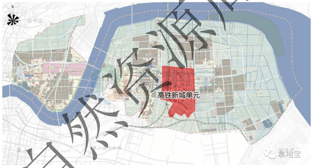 【规划】钱塘高铁新城单元控规公示，打造集创智产业品质居住、田园乡村为一体的综合化新城！_设施_生态