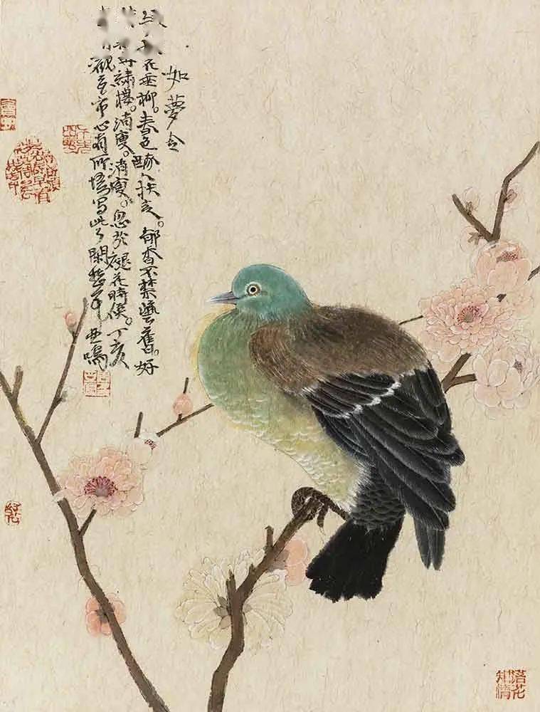 【国画天地】古风今韵|新文人画家周亚鸣山水花鸟画_文心观_物态_南田