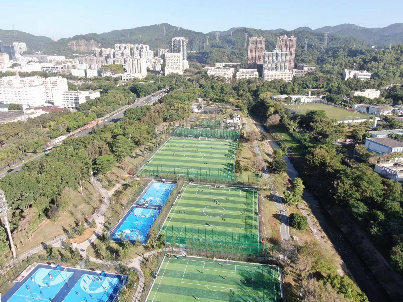 城市中的体育休闲新绿洲:笔架山体育公园开园_市民_深圳_建设