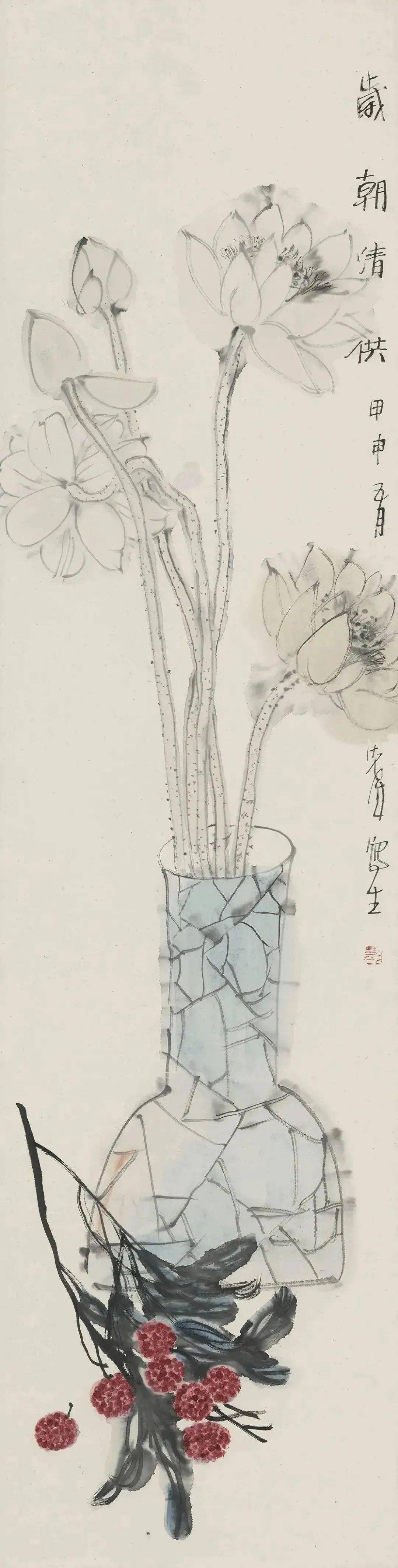 彭先诚的没骨人物画艺术 !_作品_美术_中国