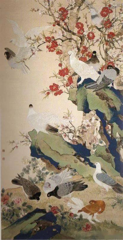 陈之佛笔下的花鸟,淡雅清幽,别树一帜_cm_纸本_家属