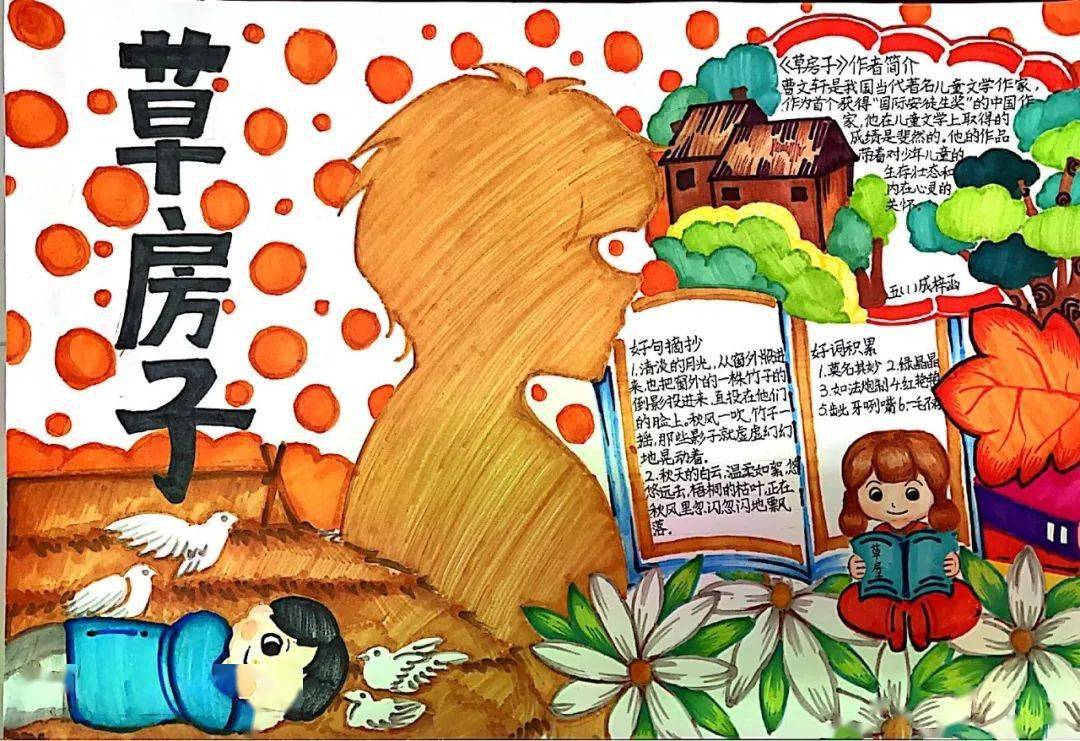 通州区实验小学班际漂读好书手绘海报优秀作品展(五年级)