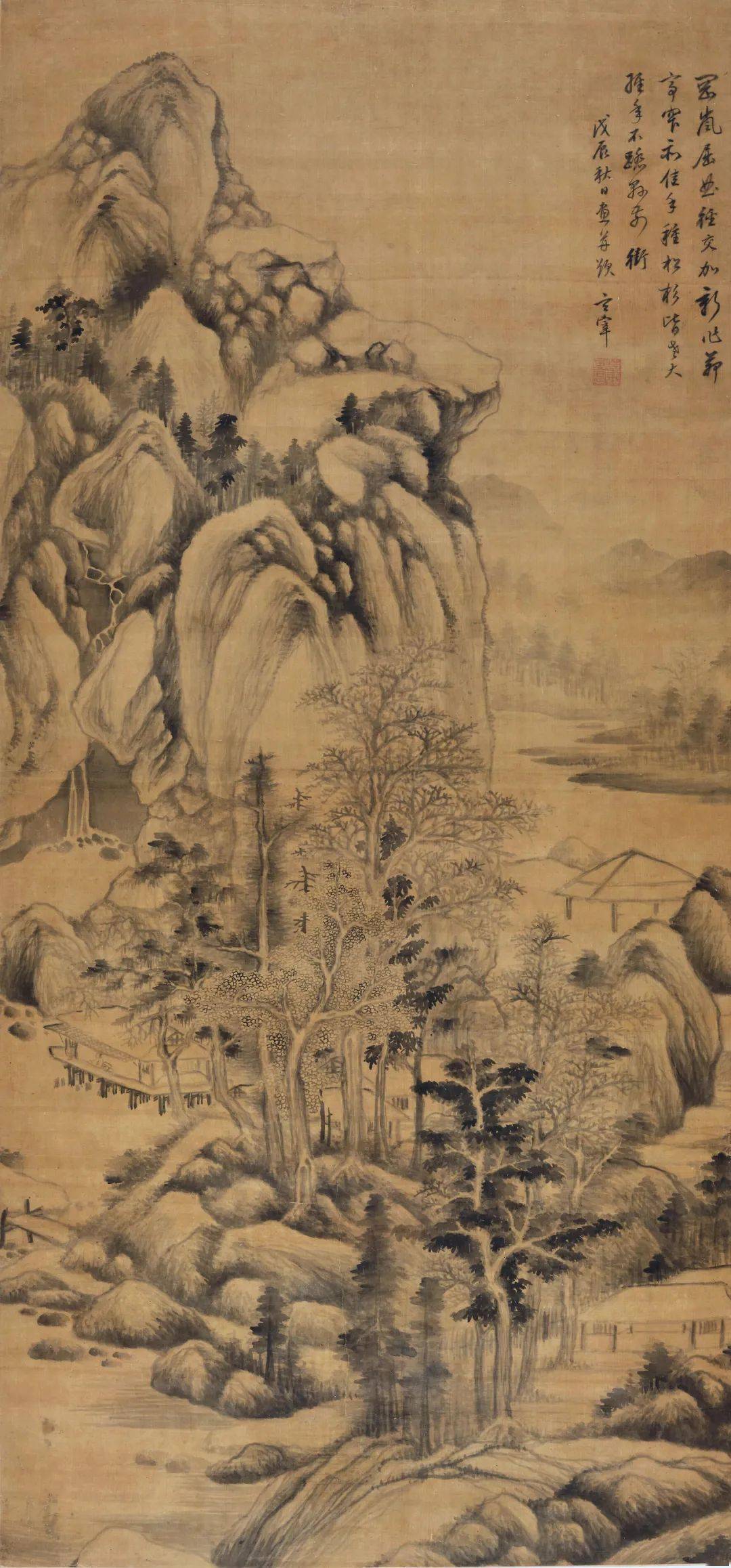 董其昌:好的笔墨,不是单纯的技法,而是文兴的承载!_绘画_山水_自然界