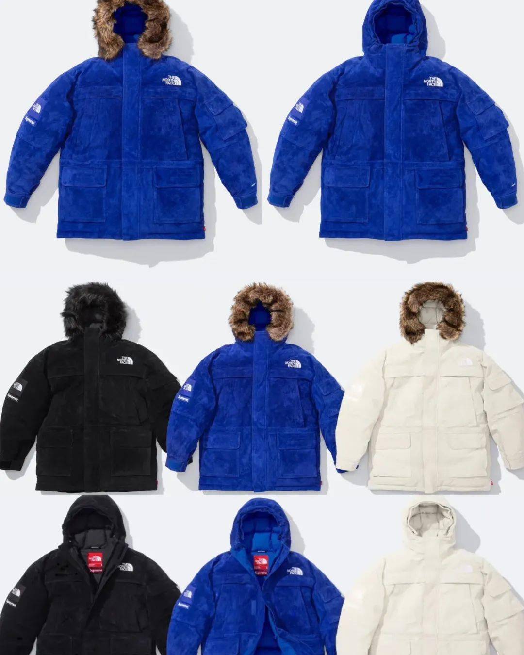 supreme x tnf官宣!这次竟然用了这设计?_卫衣_方面_羽绒服