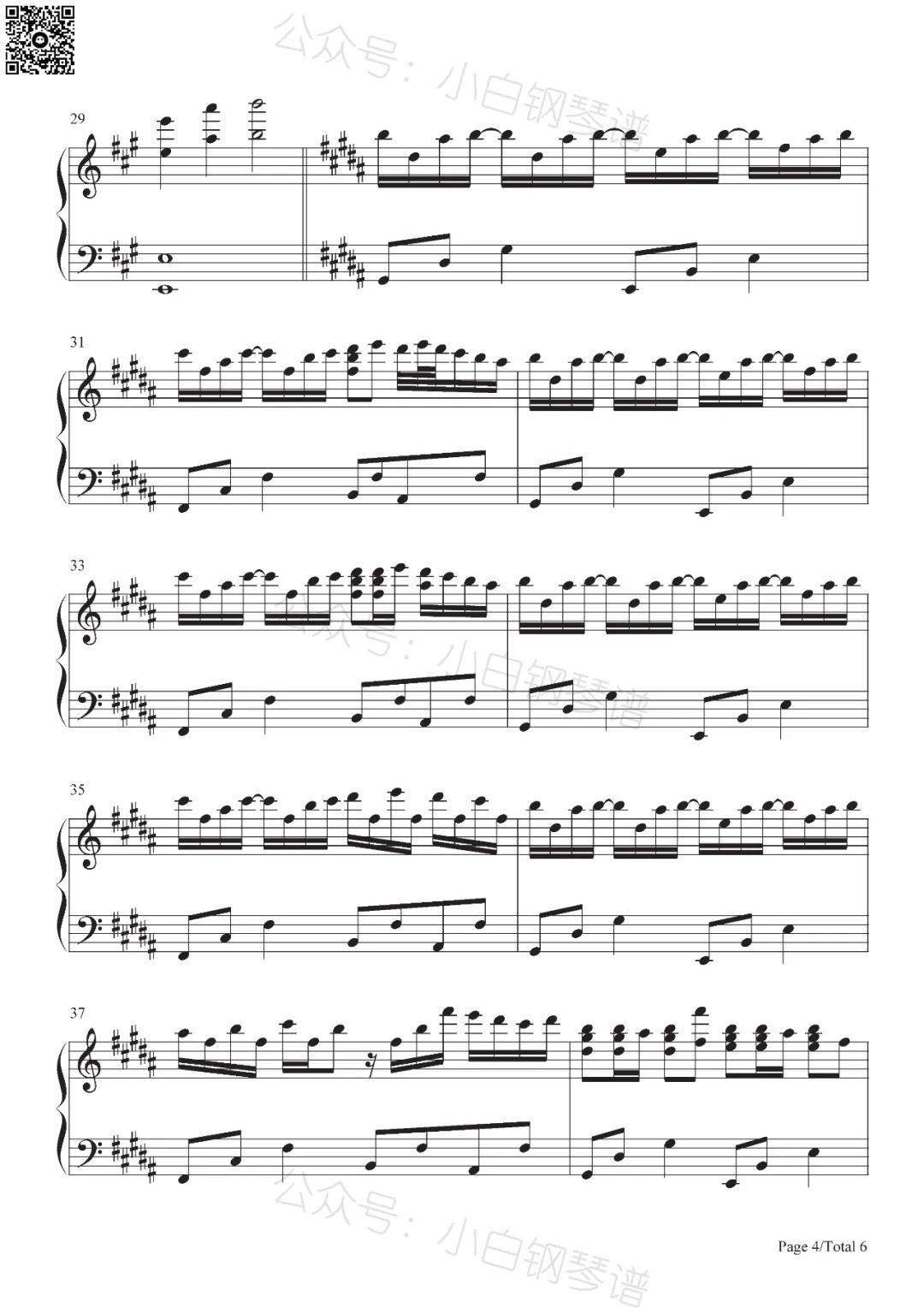 「琴谱|琴之翼」- v.k克(含简谱)_-deemo_游戏音乐_音频