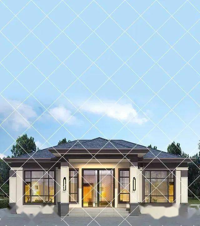 看看这个30套一层农村自建房别墅设计咋样?给爸妈一个安稳的家.