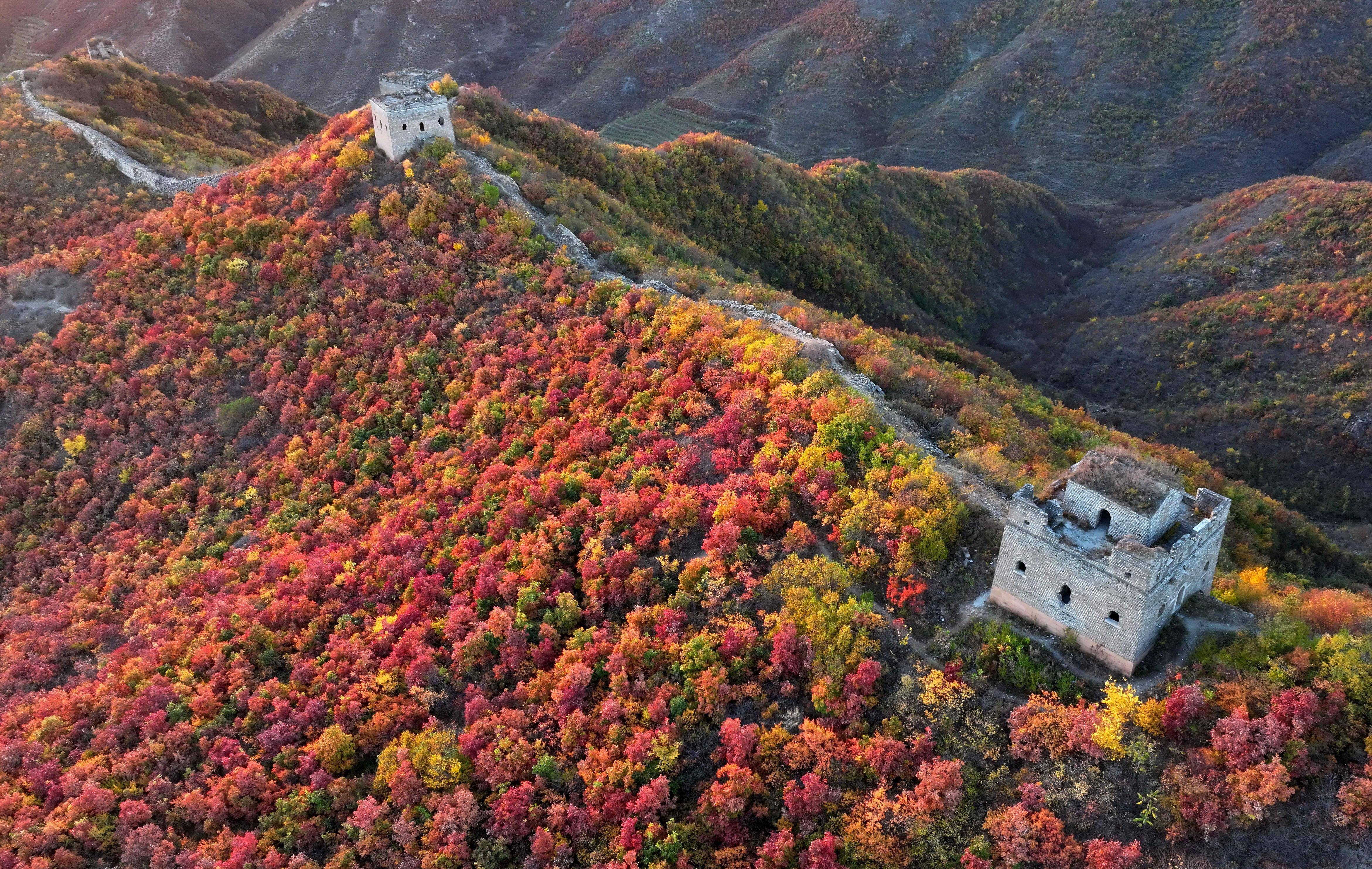 长城秋景图片