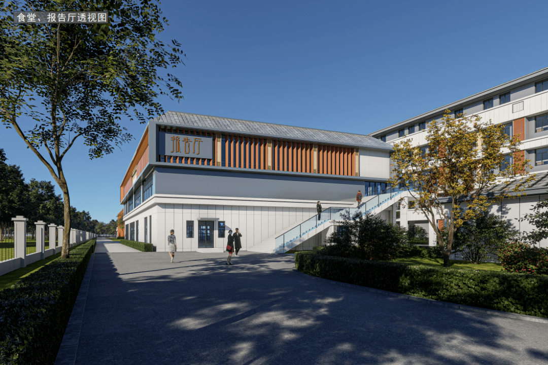学校的外观打破了按照规划设计学子们在学习与生活中的日常需求能够更