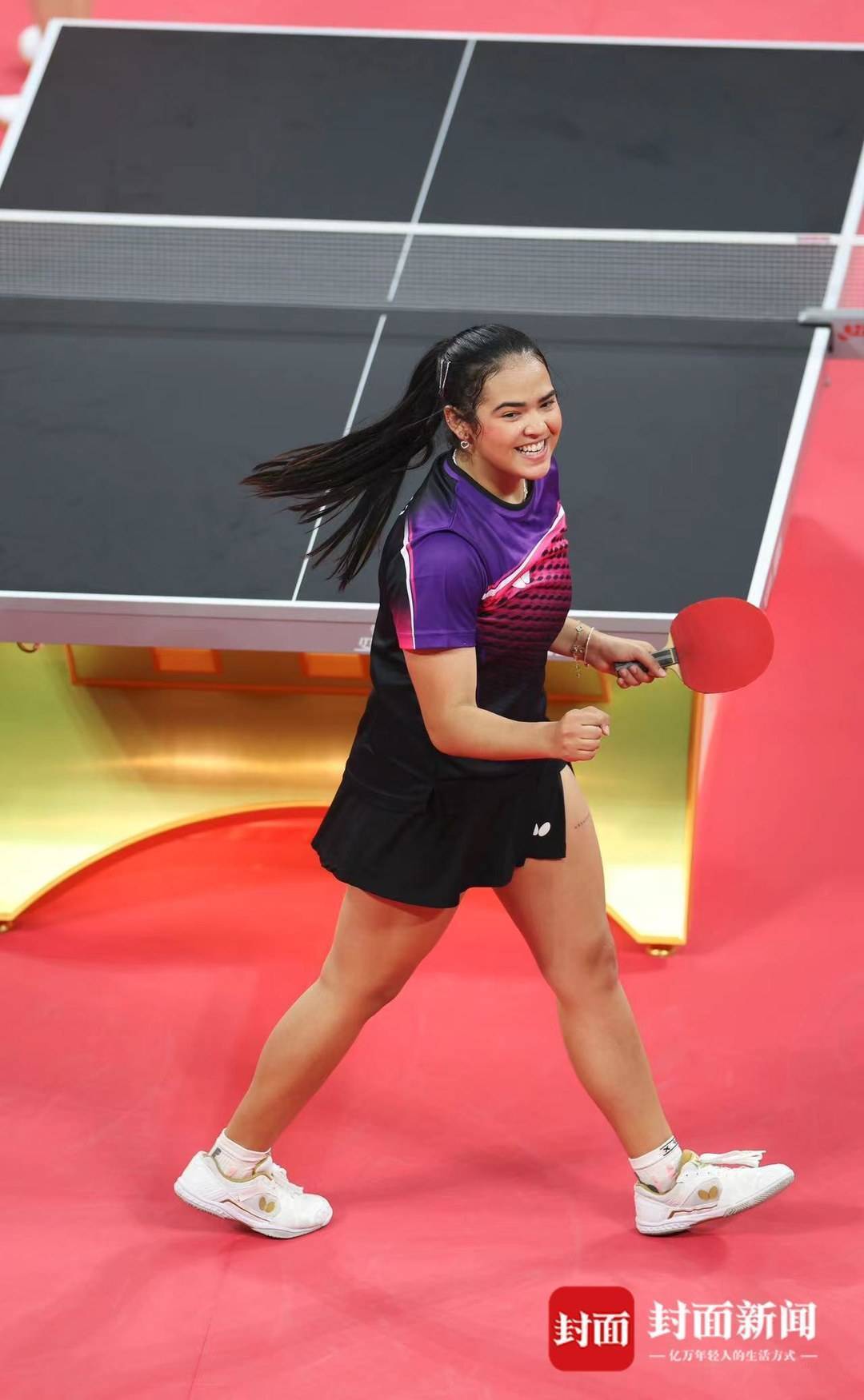 成都混团世界杯的"家族奇观" 姐妹花,亲兄妹,兄弟连都来打乒乓_迪亚兹