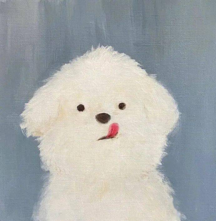 一位漫画家为网红"潦草小狗"画了一组漫画头像