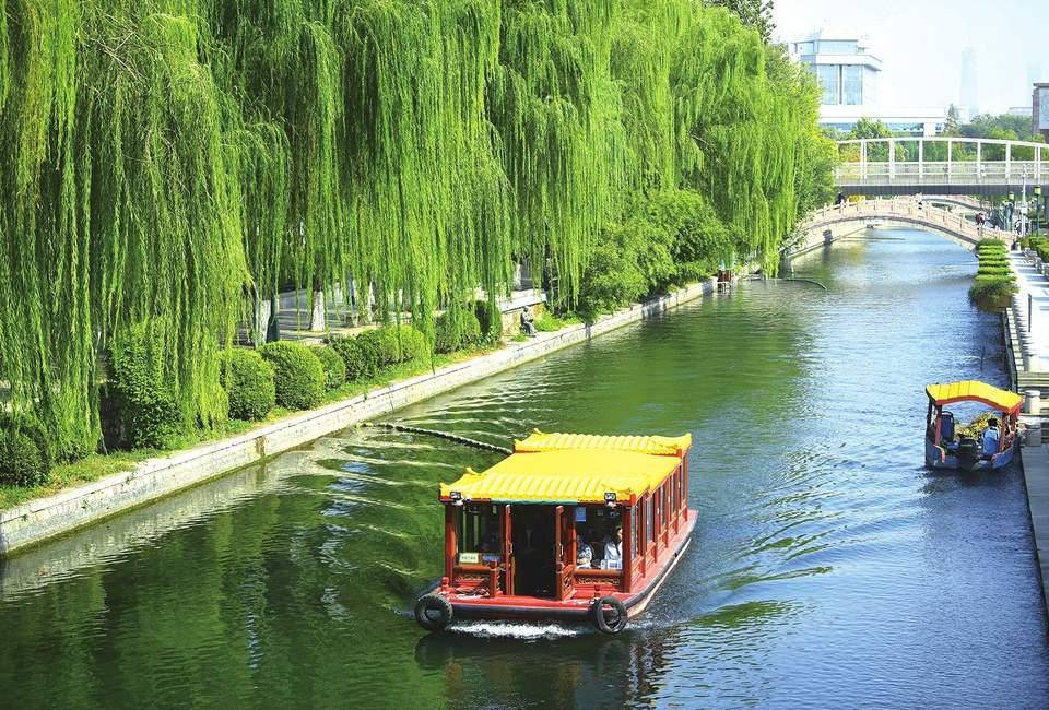 护城河游船今起恢复运行_济南_发船_夜航