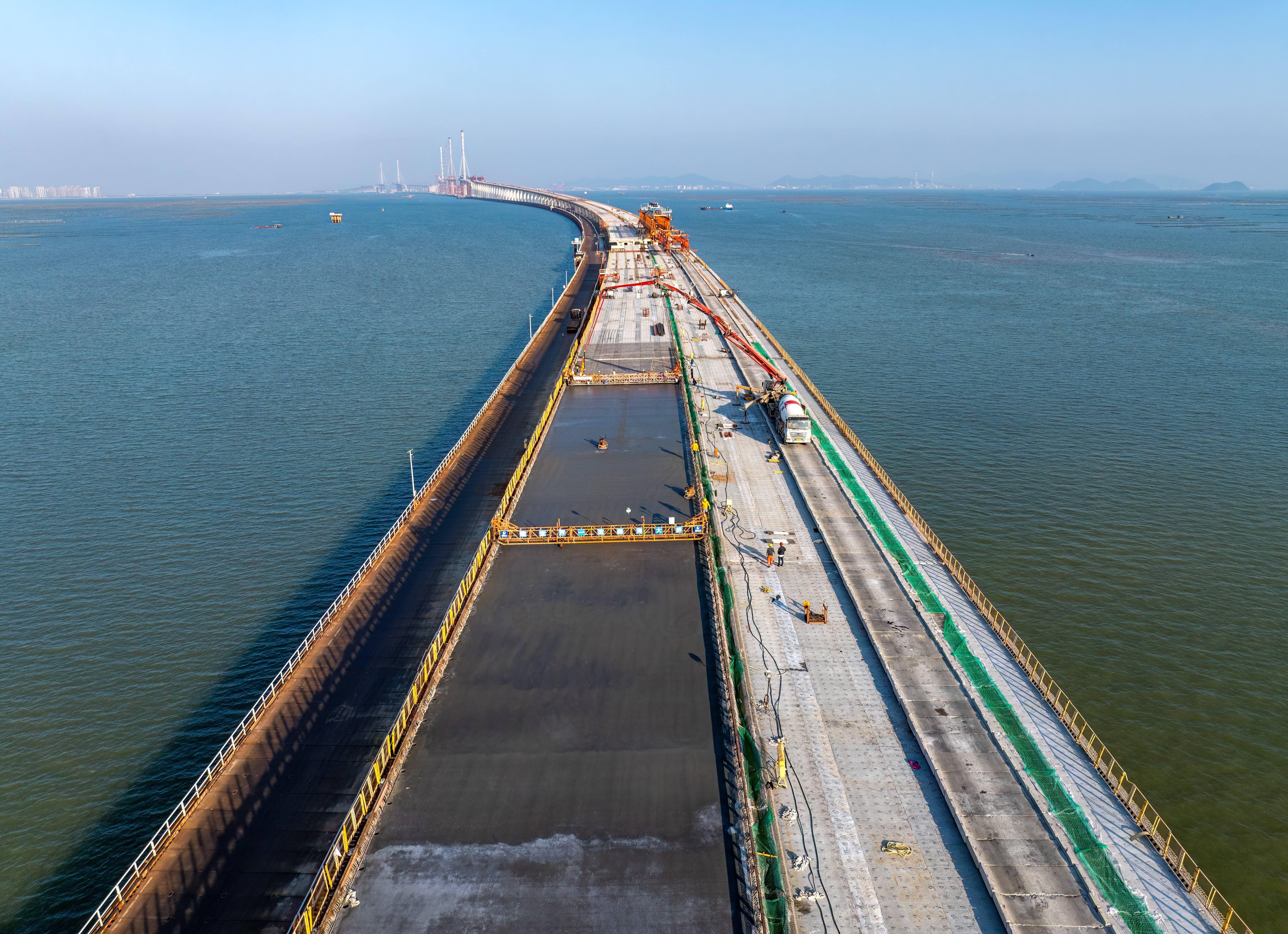 西引桥顺利合龙,黄茅海跨海通道冲刺年末建设目标