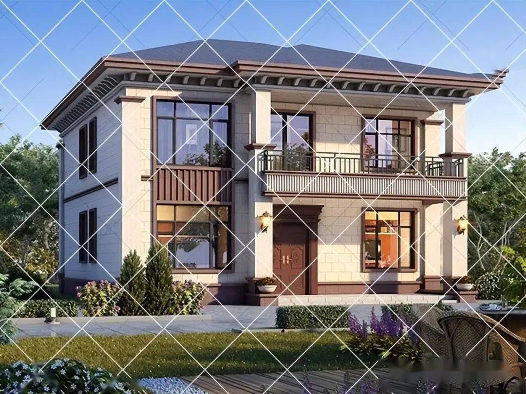 30套返乡二层农村自建房别墅,建栋二层新中式别墅,才叫会享受生活
