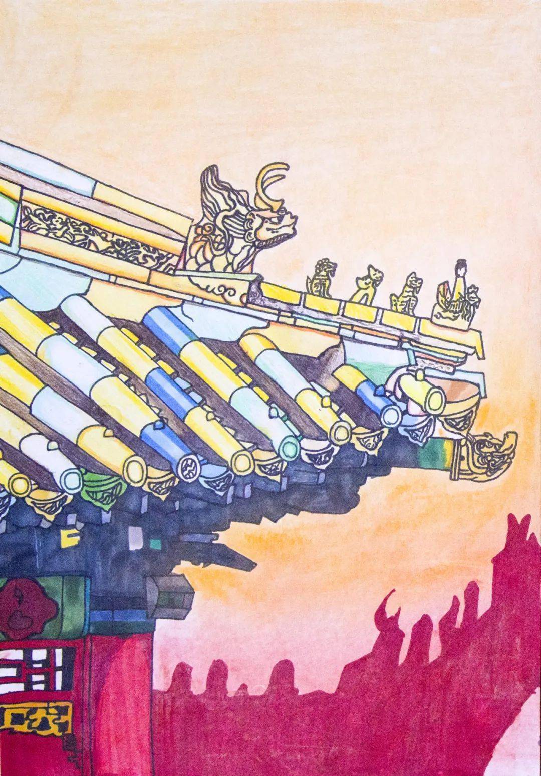 云展览 | 明光市2023年"我在博物馆画文物"青少年绘画比赛作品(二)