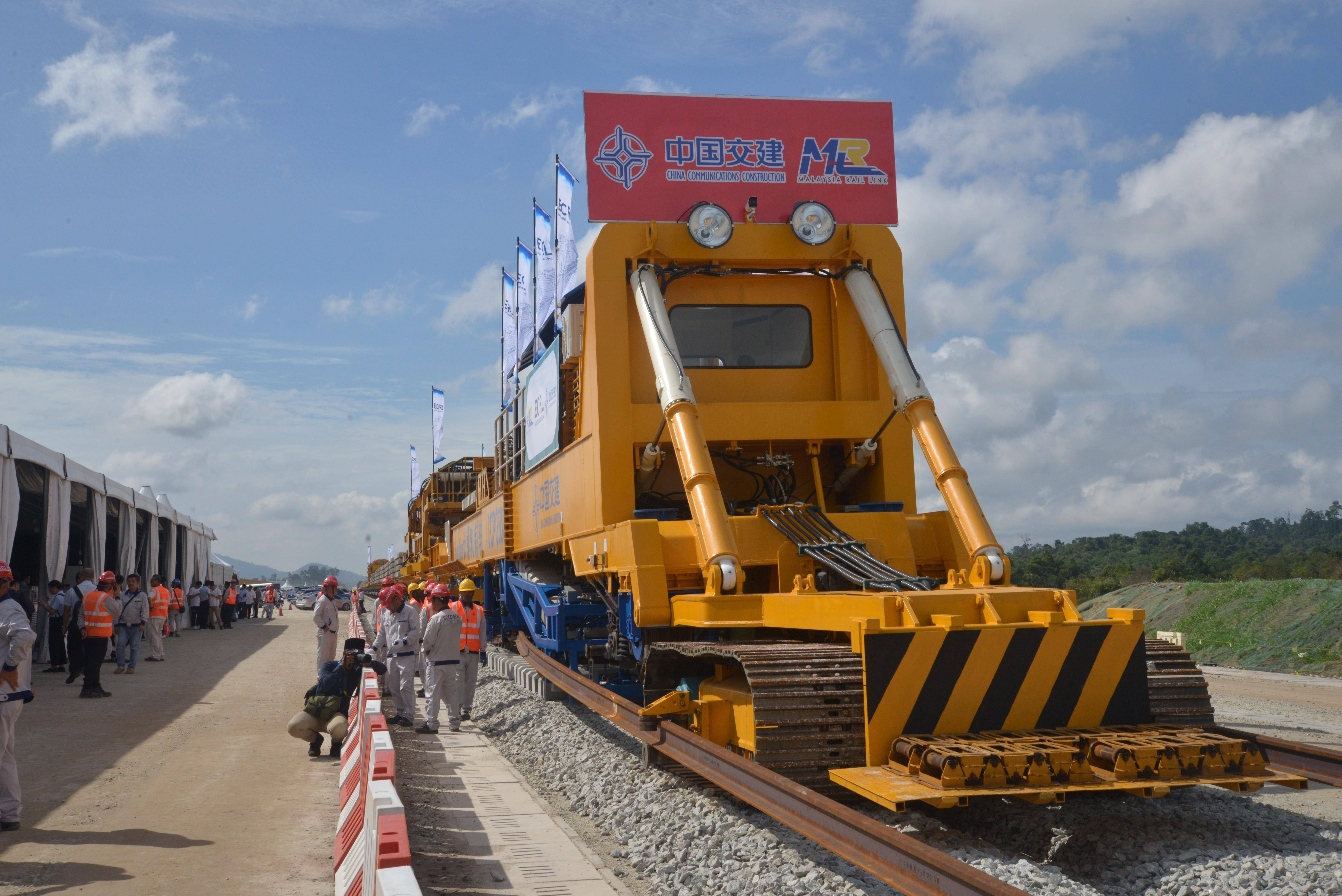 (国际)马来西亚东海岸铁路轨道工程启动