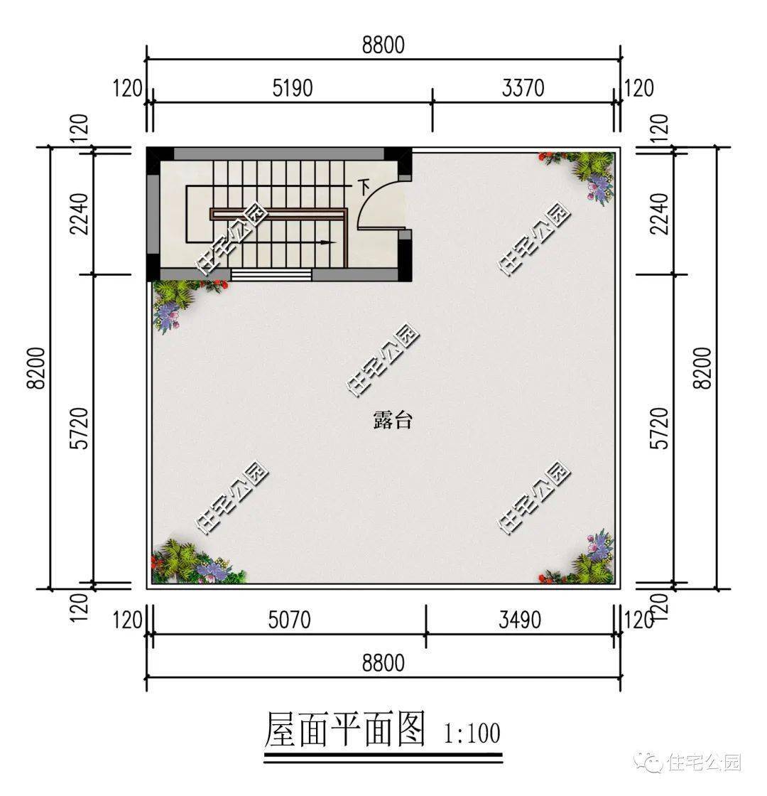 戶型編號:2156建築高度:16.7m建築面積:278㎡佔地面積:63.