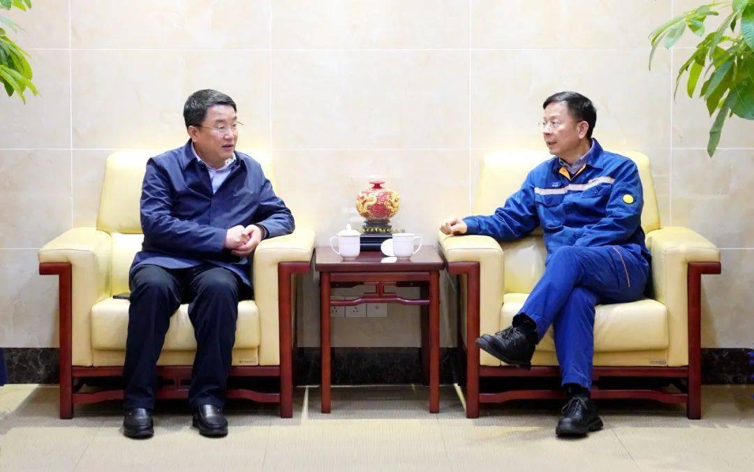 中钢天澄总经理朱俊杰一行到中南股份参观交流_座谈_环保_发展