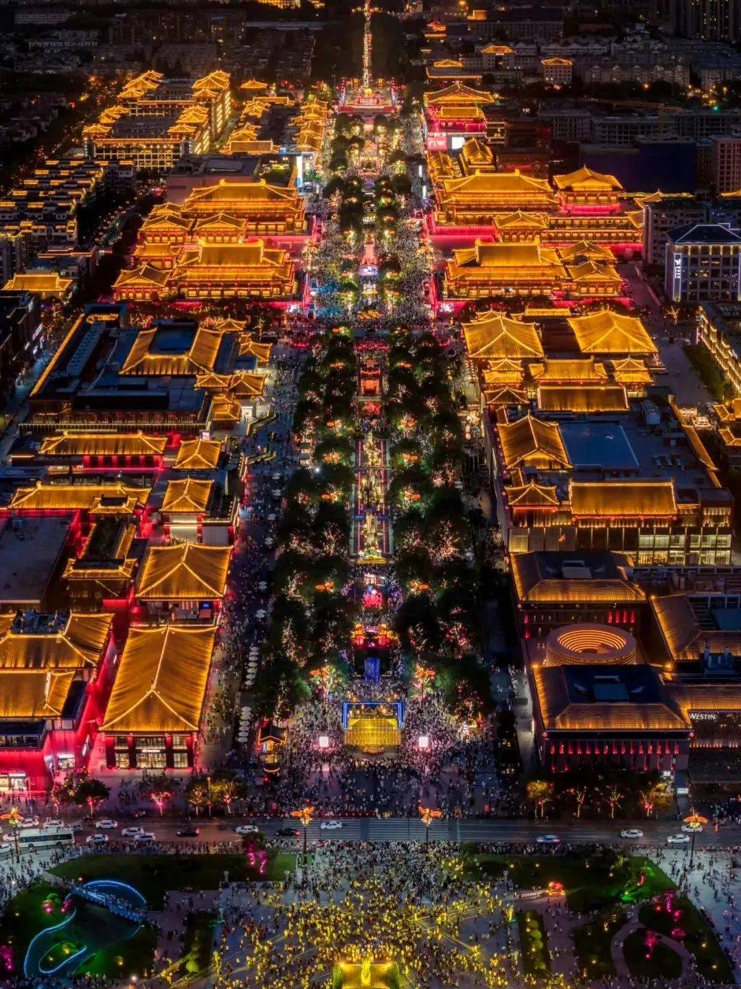 夜游大唐不夜城,感受长安夜色美景!