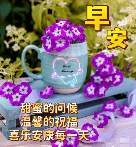 週四早上好,最新版清晨最新早安祝福創意表情包圖片帶