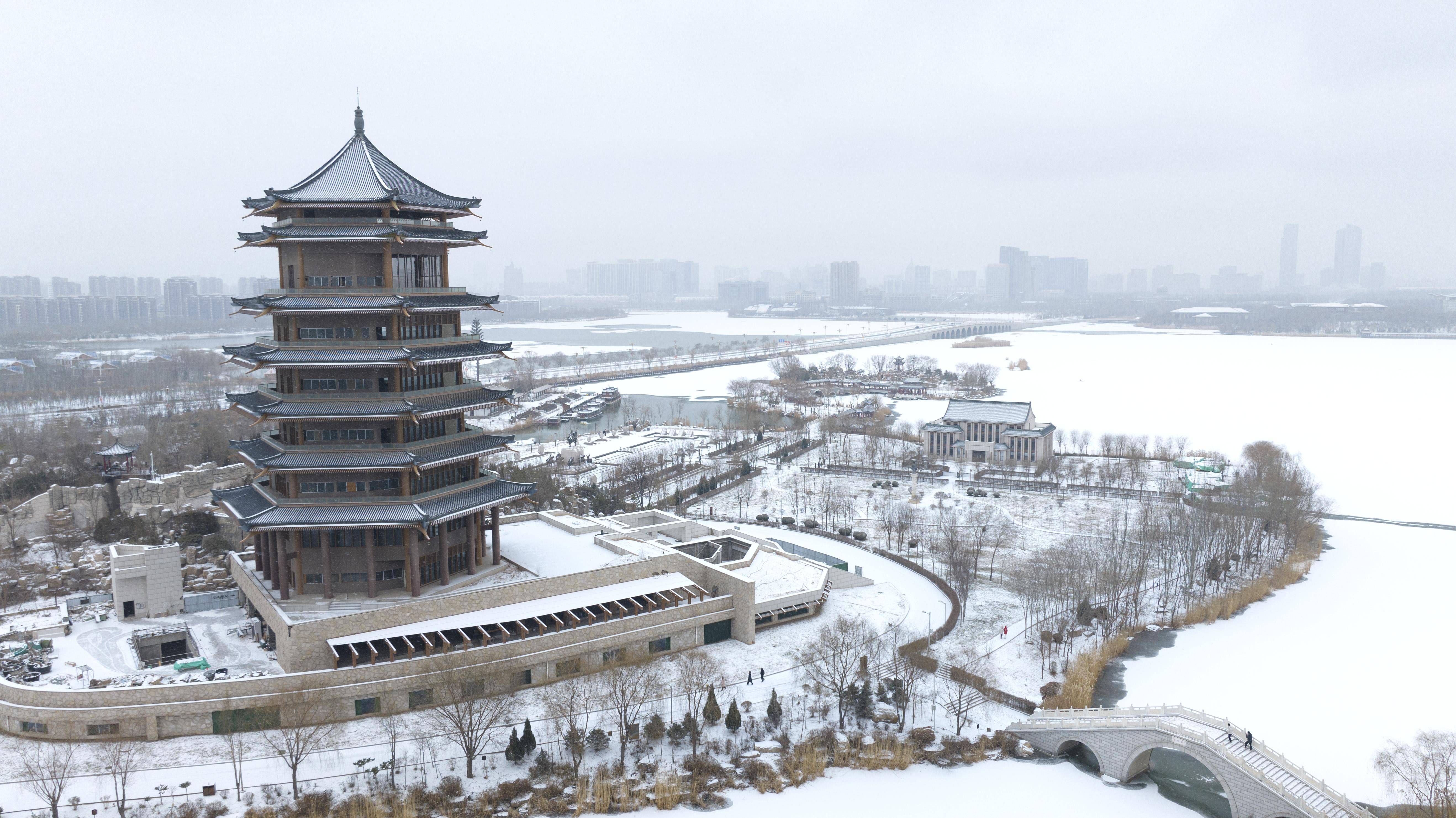 (环境)银川迎来今冬首场降雪