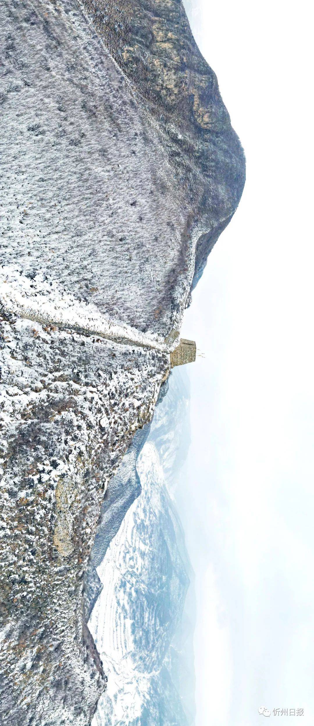 雁门关雪景图片