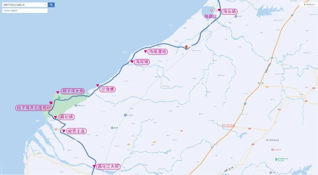 海南环岛高速公路地图图片