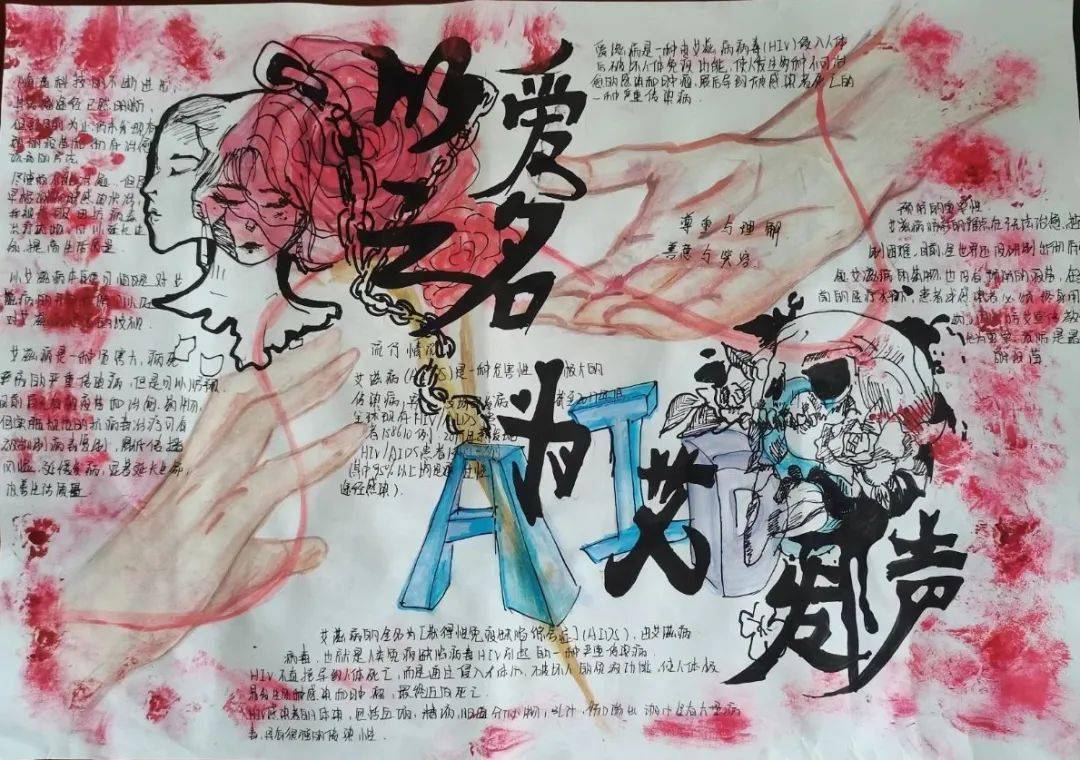 关于对中学生防艾手抄报征集评选活动的公示_知识_安定区_比赛