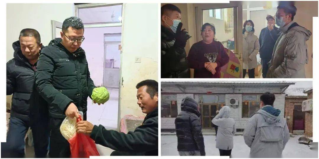 糾正並叮囑困難群眾在大雪天氣中減少出行,注意安全石各莊鎮連日來石