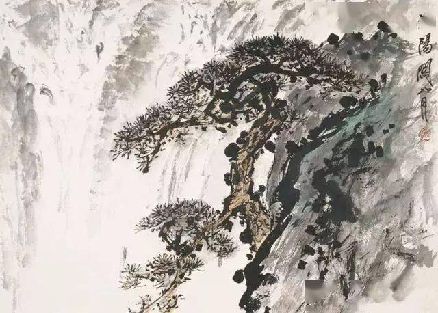 历代名家画松山水画图卷(超多图)_图片_松菊图_黄山寿