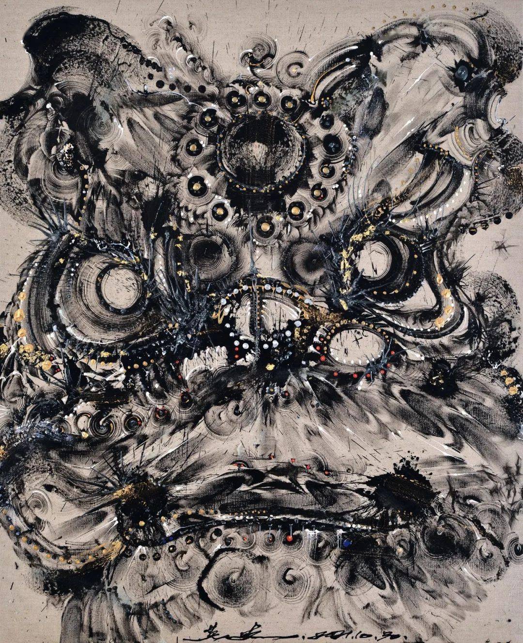 lot 1203陈英杰《再造乾坤 31》110×90.
