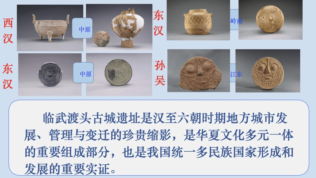 渡頭古城遺址是漢至六朝時期我國南嶺地區古代城市的重要代表.