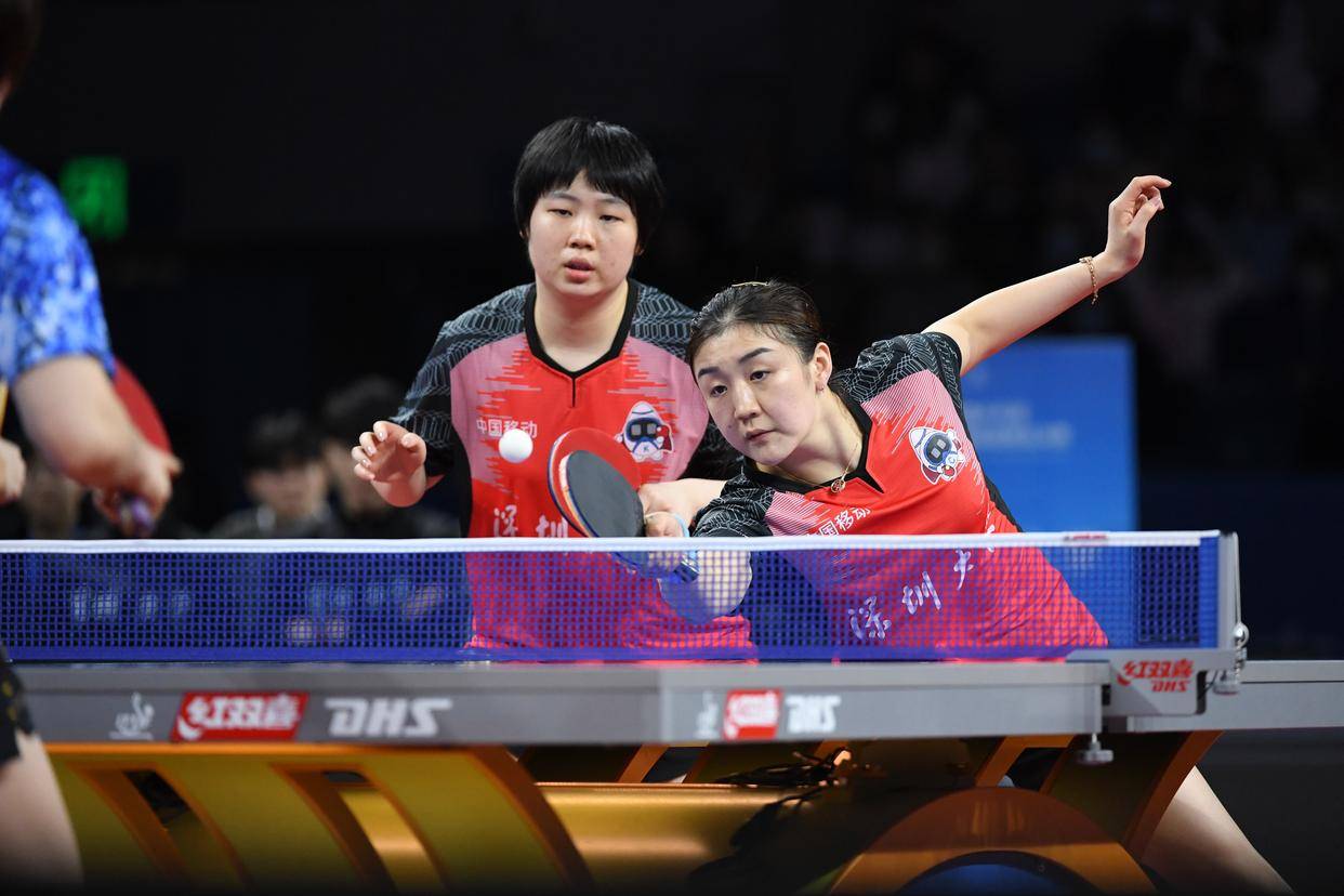 乒乓球——2023中国乒超联赛总决赛开赛(5)_选手_梁旭_新华社