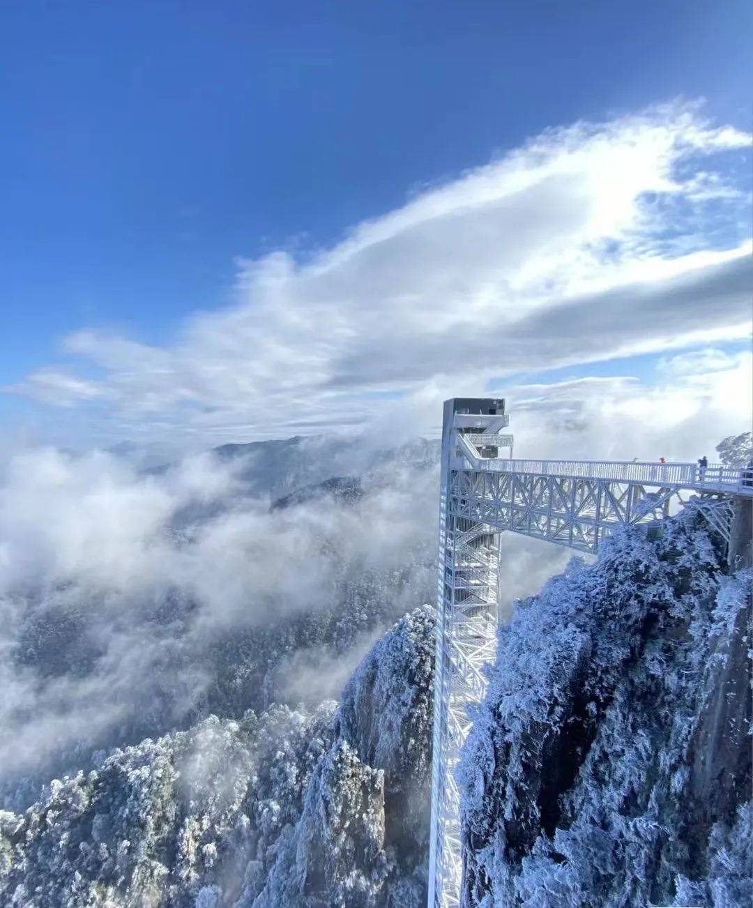 莽山雪景图片