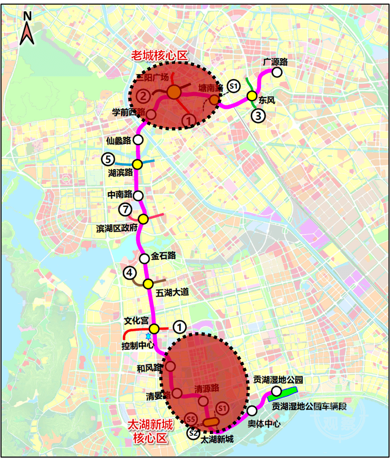 无锡6号线地铁线路图图片