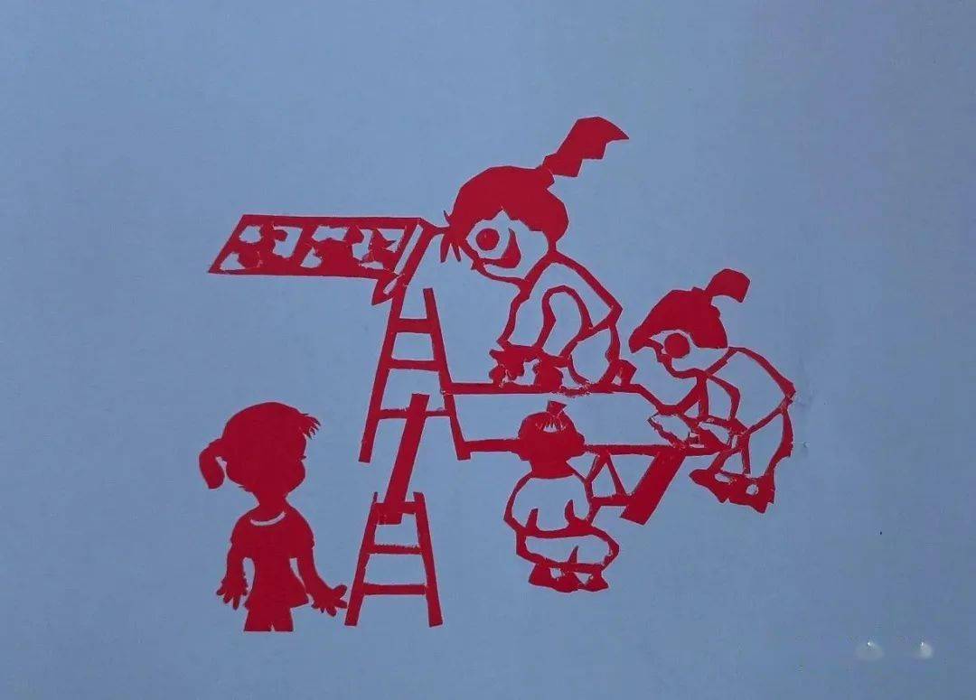 达斡尔族非遗剪纸人剪下作品赏析_哈尼卡_生活_内蒙古