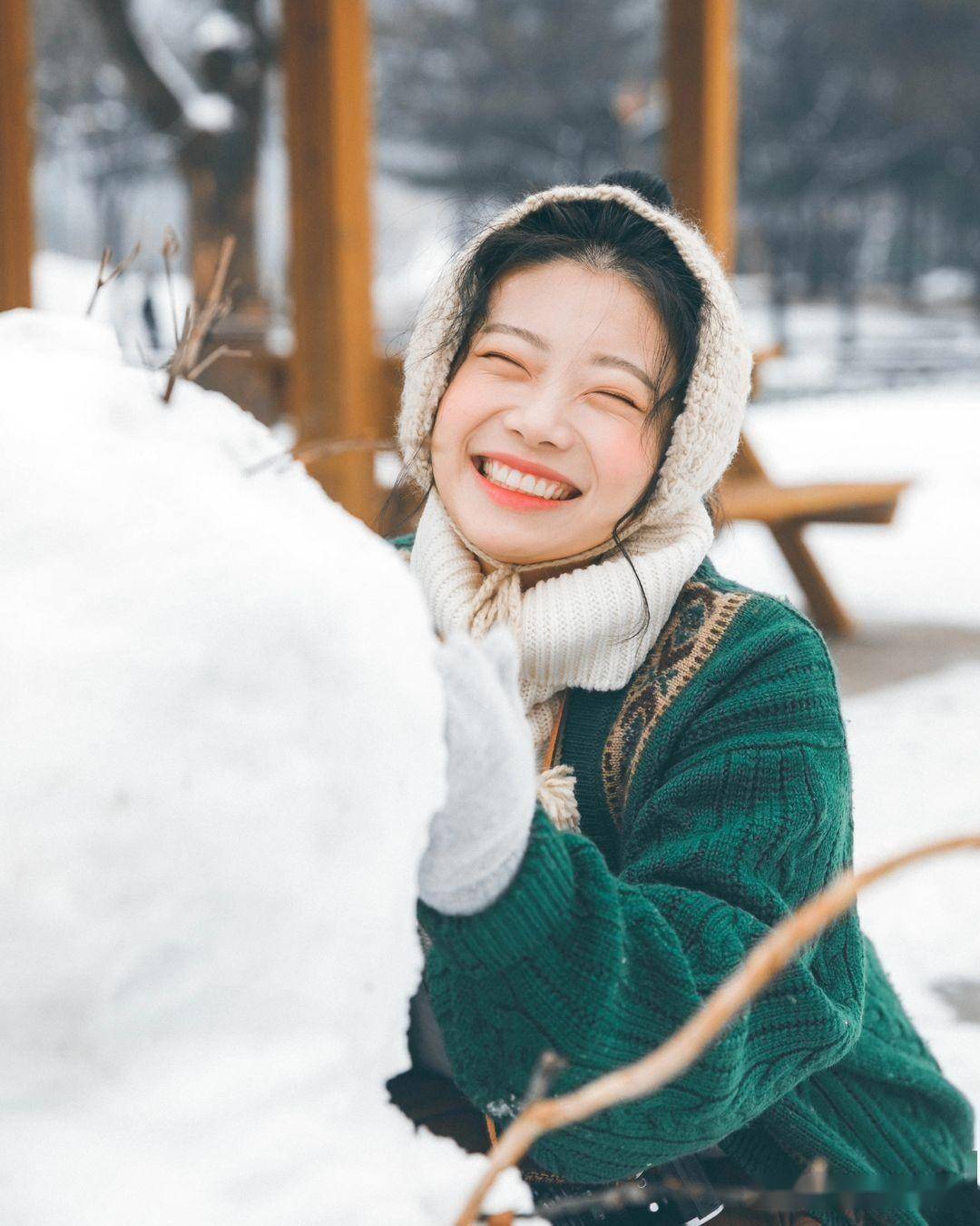 冬天雪景人像,5个摄影技巧,学会任何一个都能拍出好看照片_人物_背景