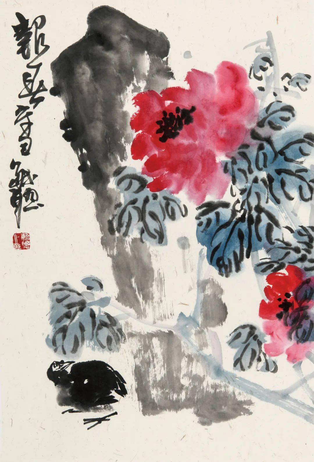 谭老师为你介绍庄毓聪大写意花鸟画作品