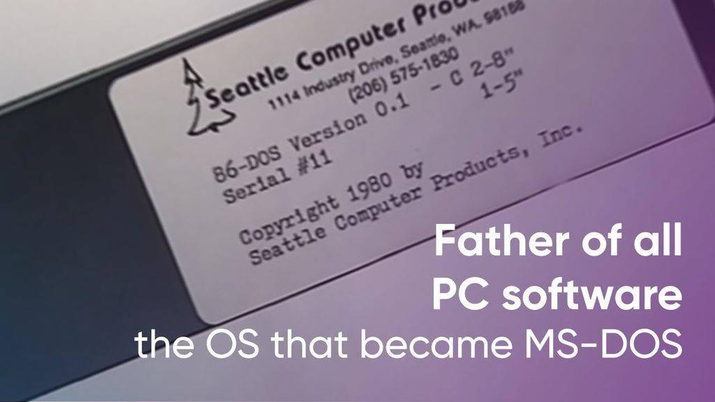 距今已43年，微软Windows的祖先86-DOS现身网络
